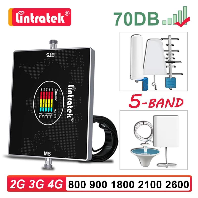 Linratek 5  ȣ ν GSM , 2G 3G 4G LTE B20 800 900 1800 2100, 2600 Mhz 귯   ׳ ̺ ŰƮ